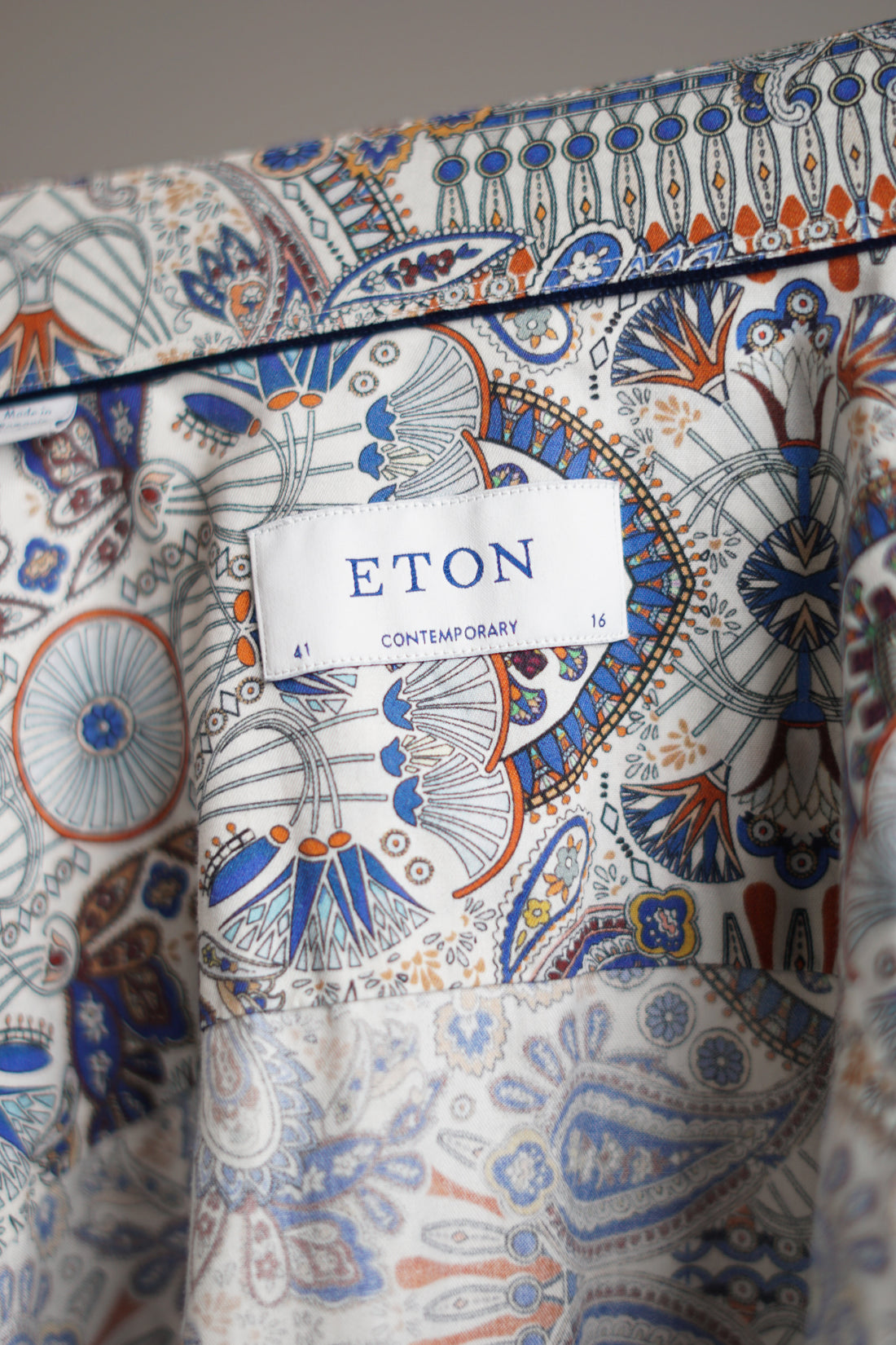 Eton Contemporary Flower Shirt