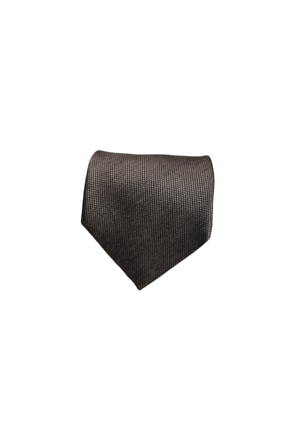 Hugo Boss Grey Melange Wool and Silk Tie