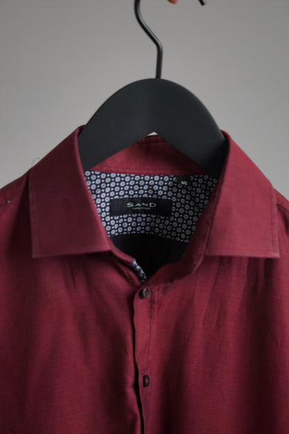 Sand Copenhagen Red Cotton Shirt