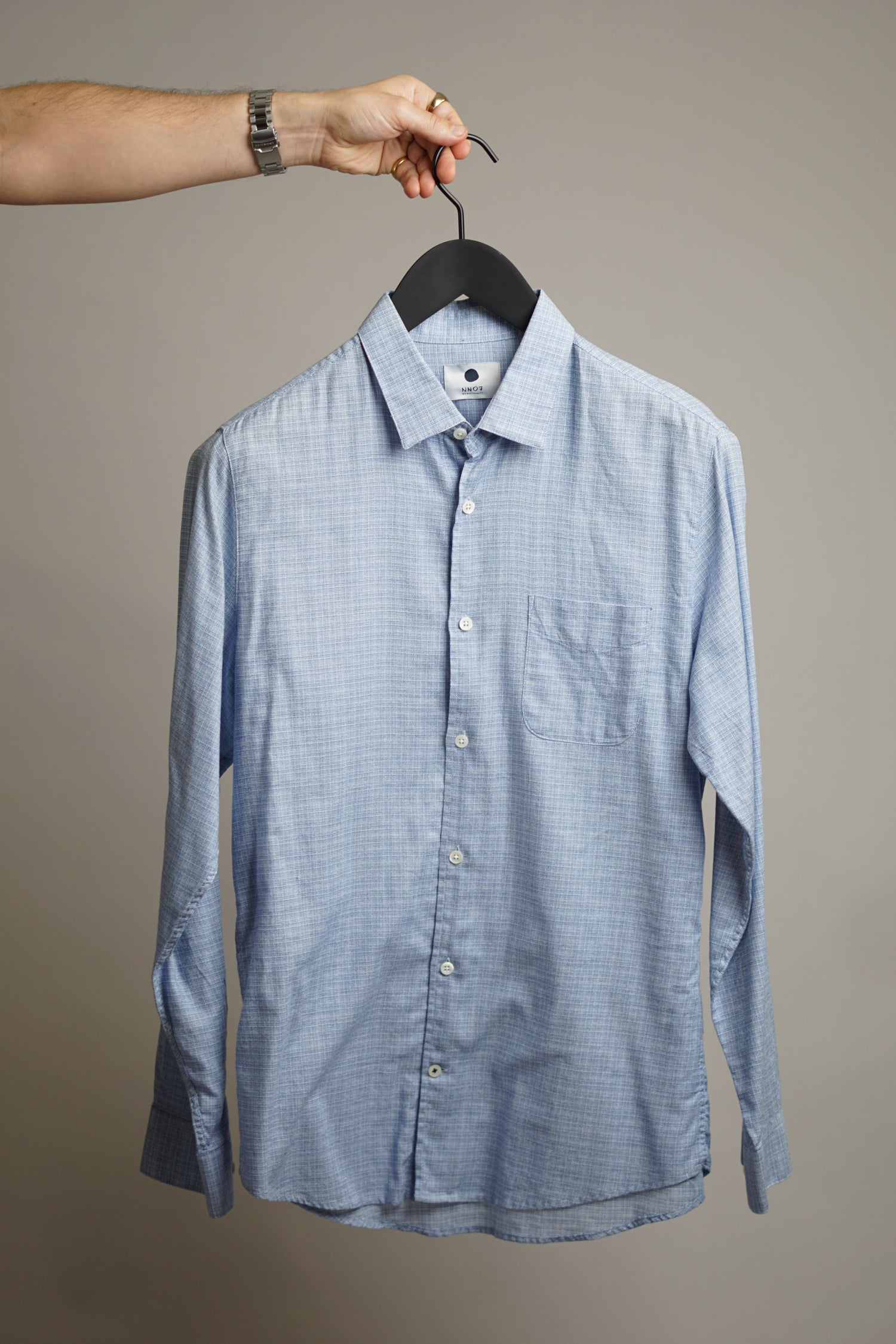 NN07 Lightblue Slim Fit Shirt