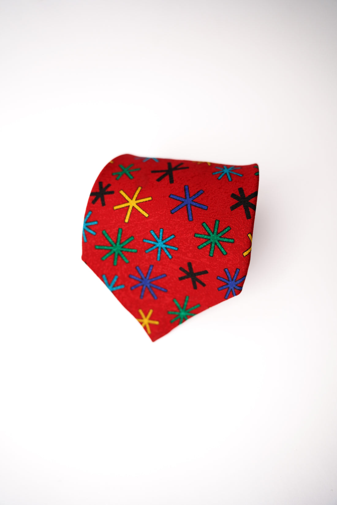 Gianni Versace Red Vintage Silk Tie