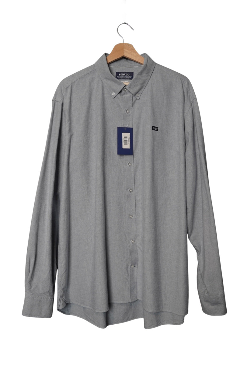 Sebago Light Blue Classic Fit Cotton Oxford Shirt