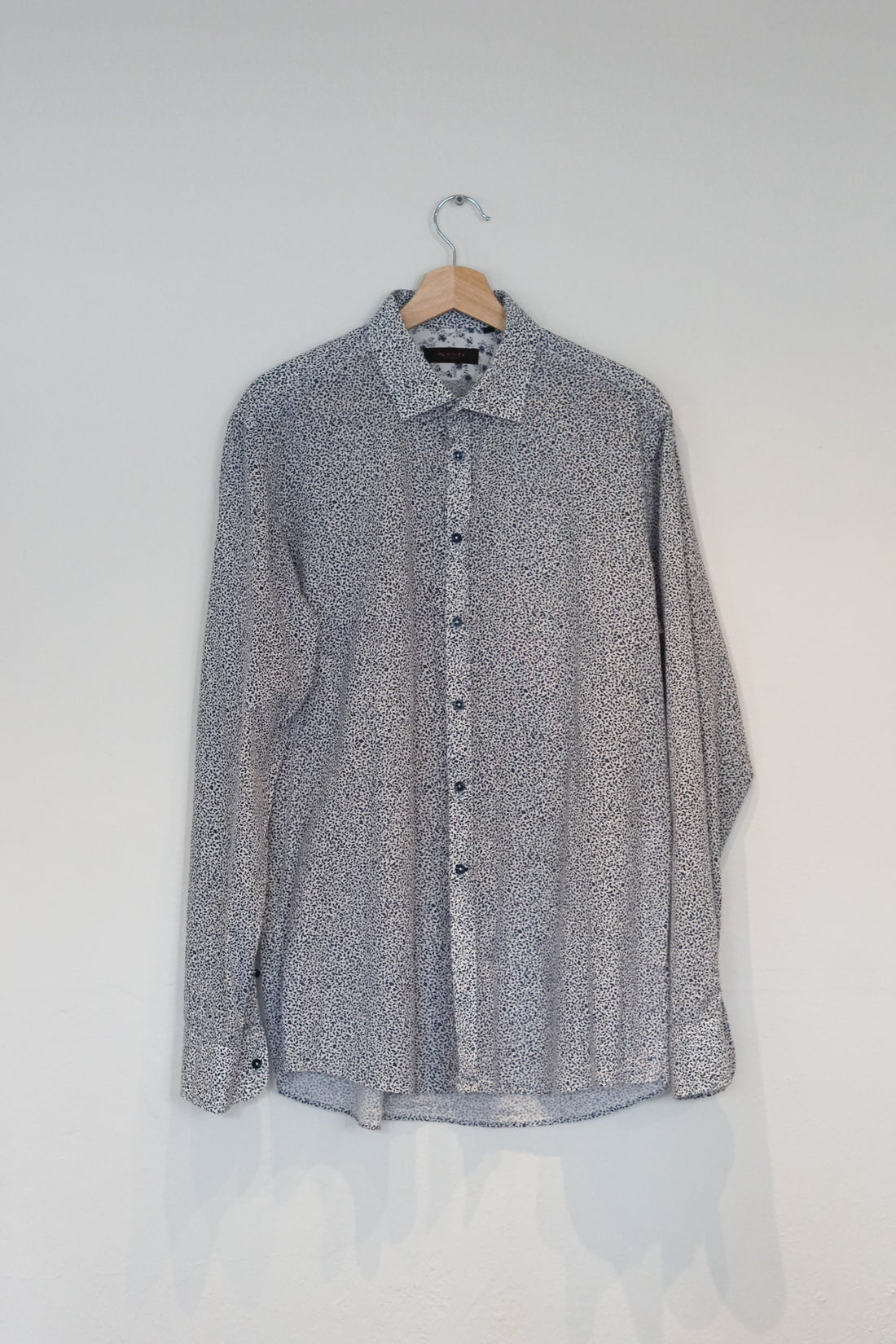 Sand Copenhagen Blue and White Flowered Shirt