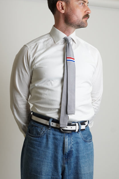 An Ivy Grey Knitted Tie