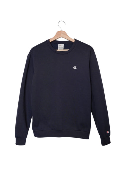 Champion Navy crewneck Cotton Sweatshirt