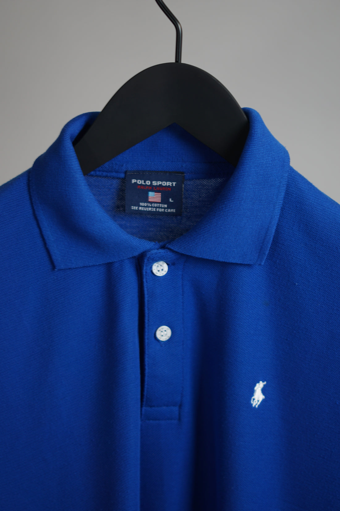 Ralph Lauren Blue Polo Sport Cotton Poloshirt