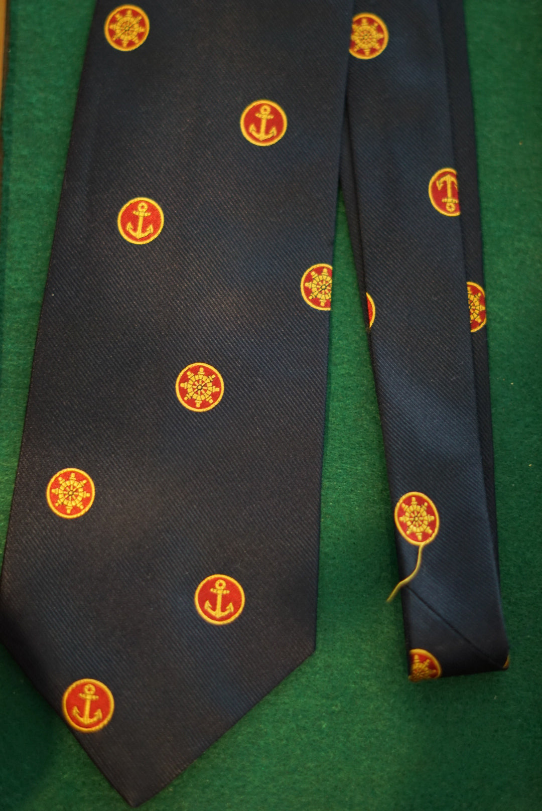 Giorgio Armani Navy Marine Vintage Silk Tie