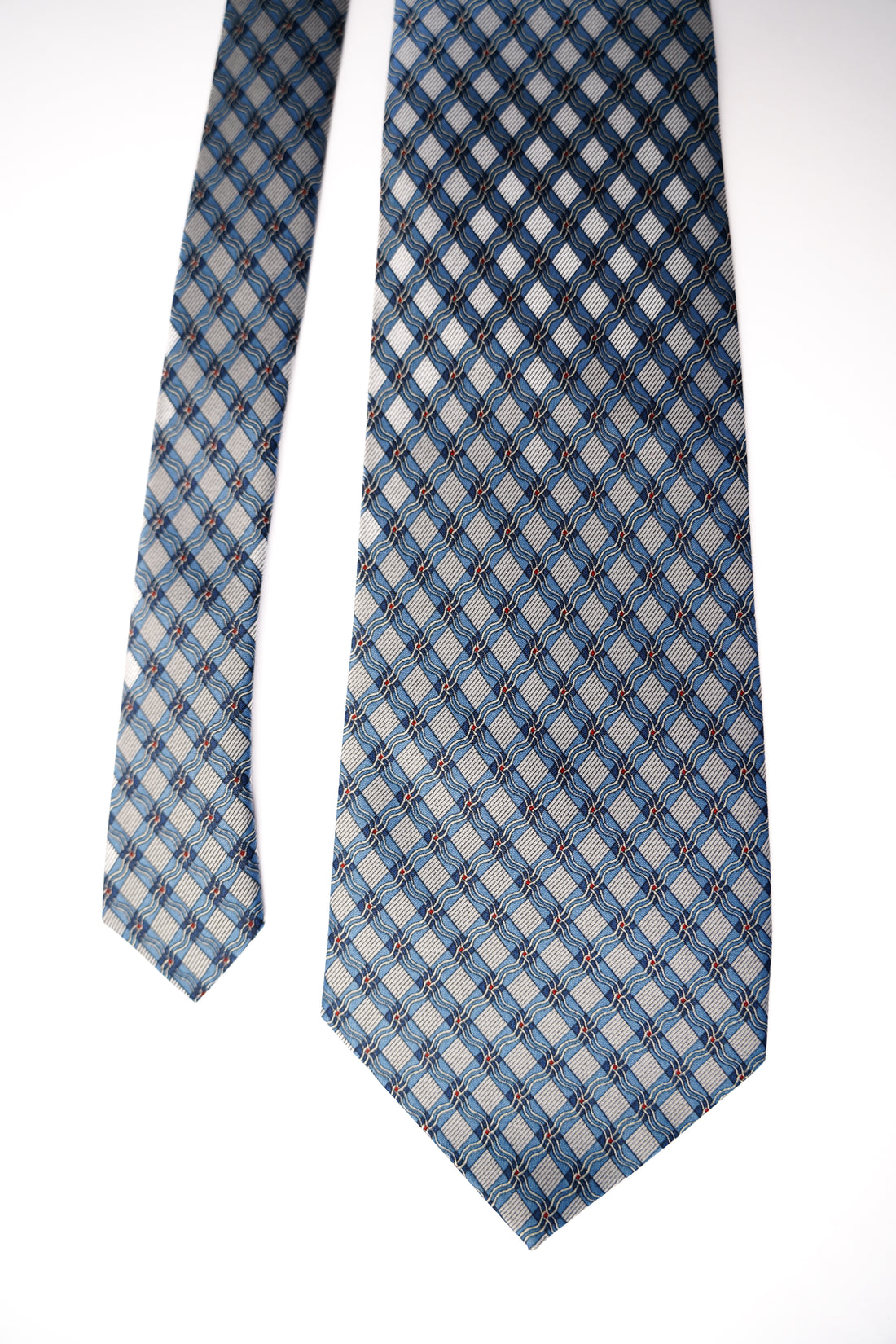 René Chagal Blue and Lightblue Handmade Silk Tie