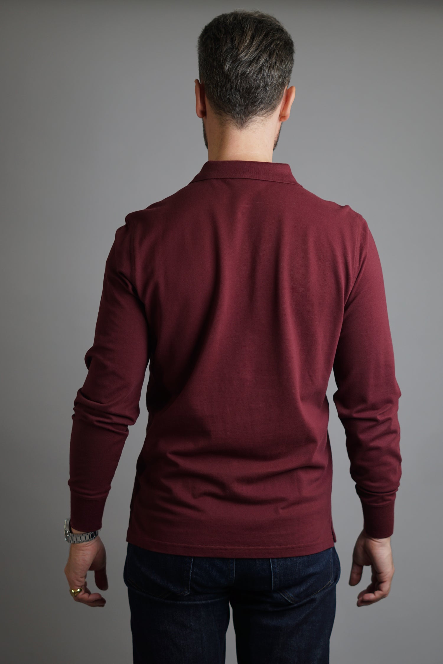 Copenhagen Shirt Bordeaux-Red Gant Regular Grade Fit Sleeved Polo A – Long