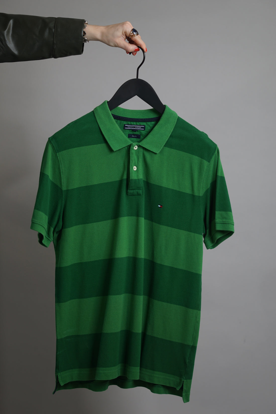 Tommy Hilfiger Green Slim Fit Polo Shirt