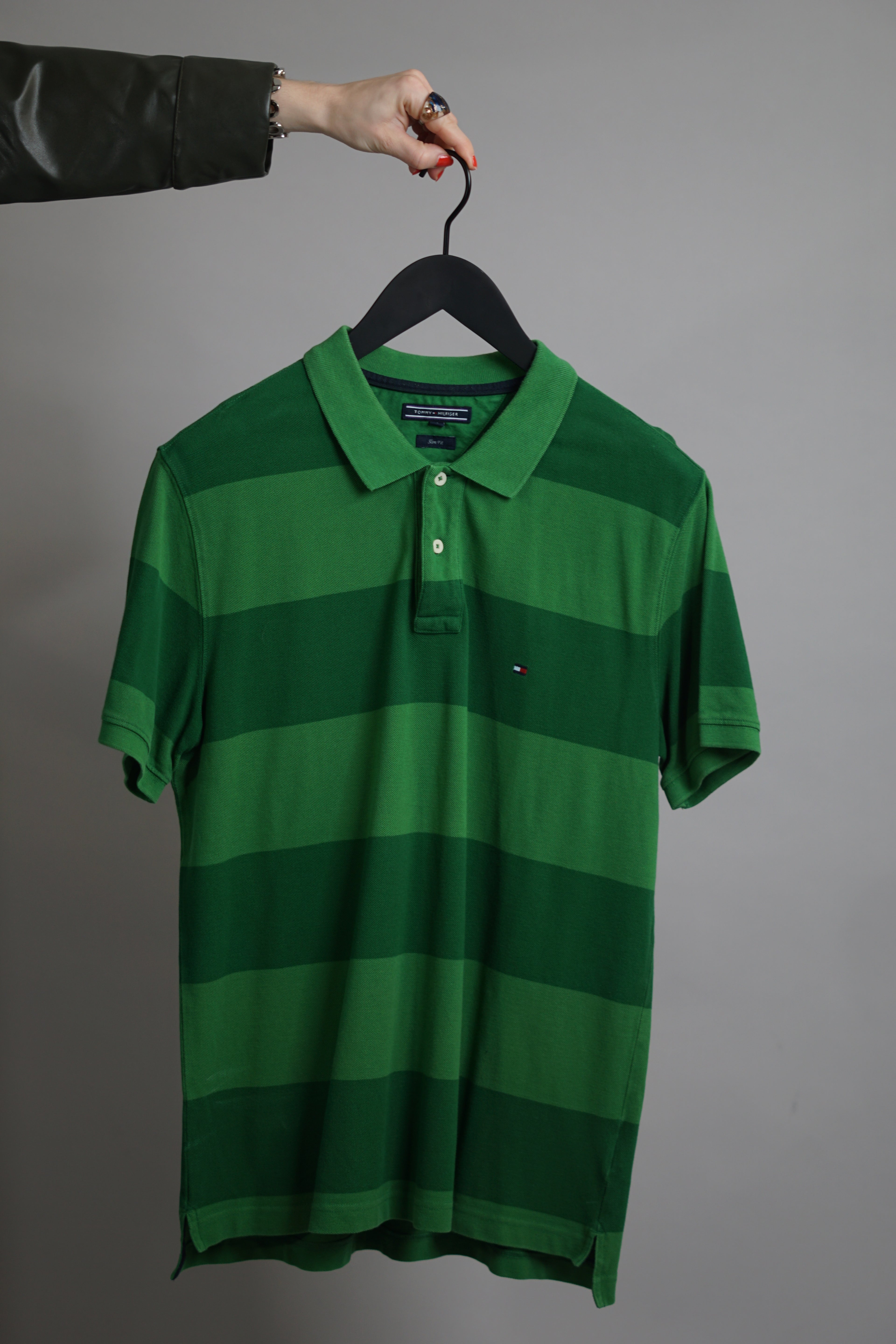 Tommy Hilfiger Green Slim Fit Polo Shirt