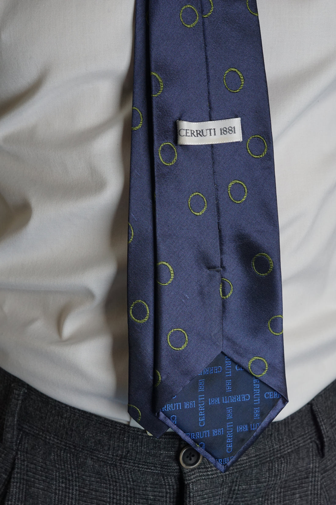 Cerruti 1881 Blue Vintage Silk Tie