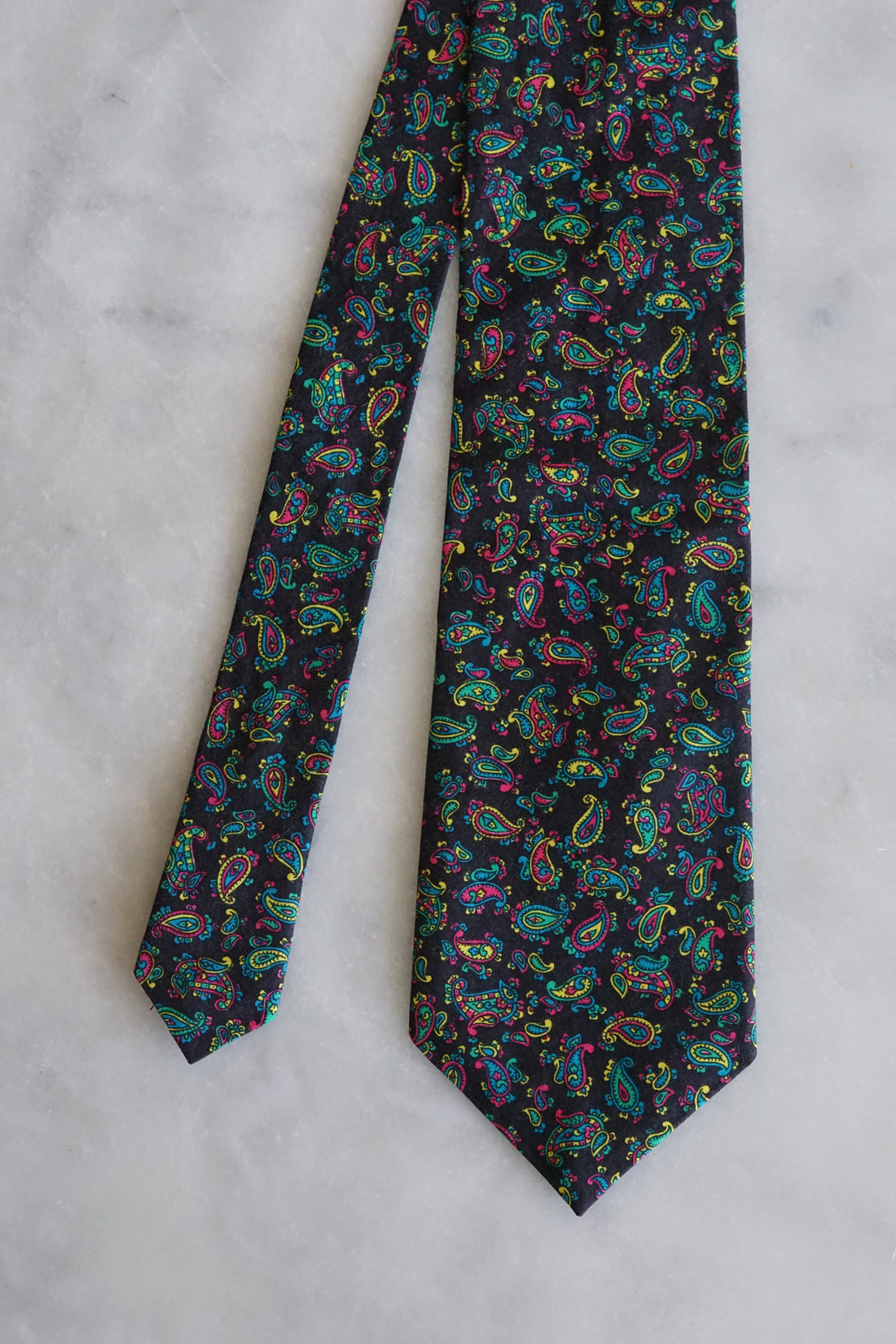 Ermano Vintage Paisley Silk Tie