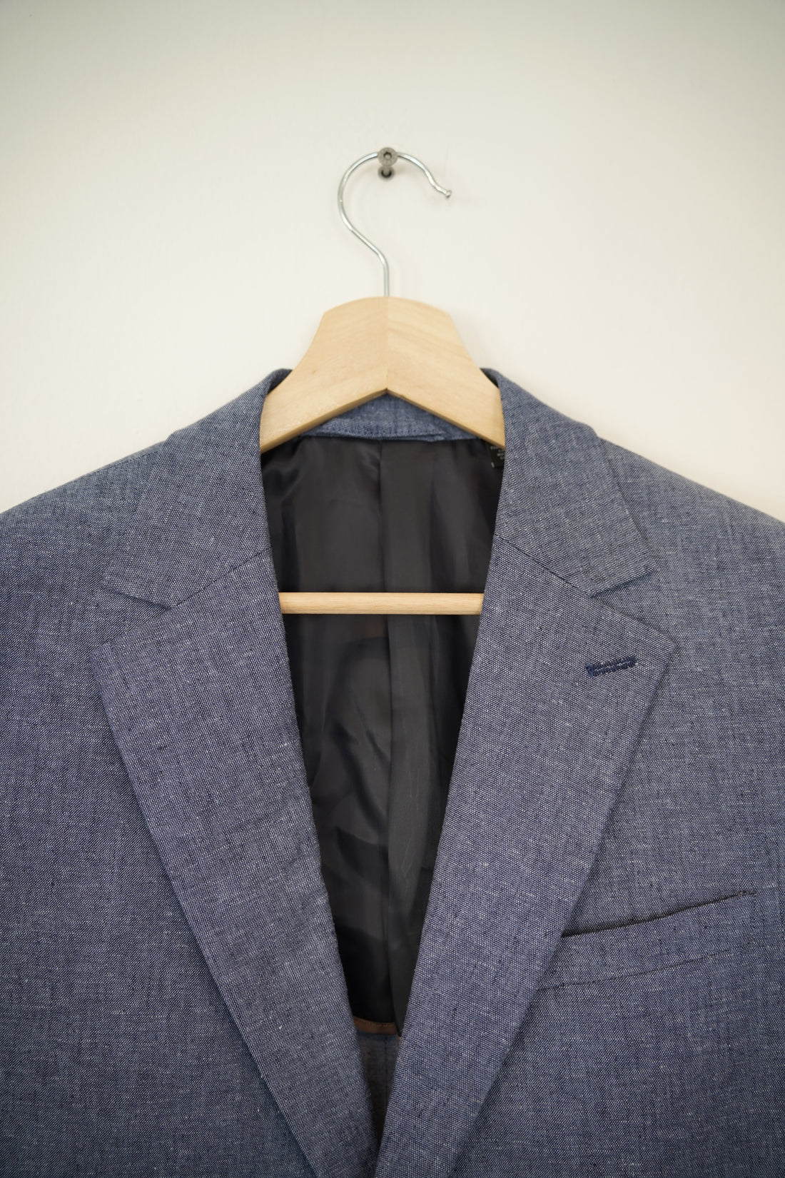 Matinique Blauer Leinenblazer