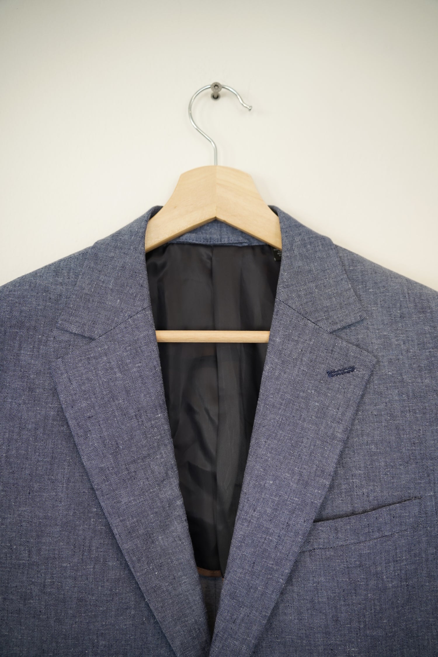 Matinique Blauer Leinenblazer