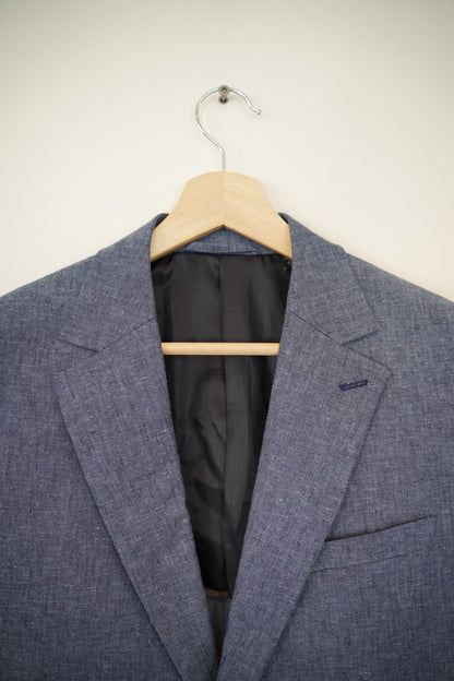 Matinique Blauer Leinenblazer