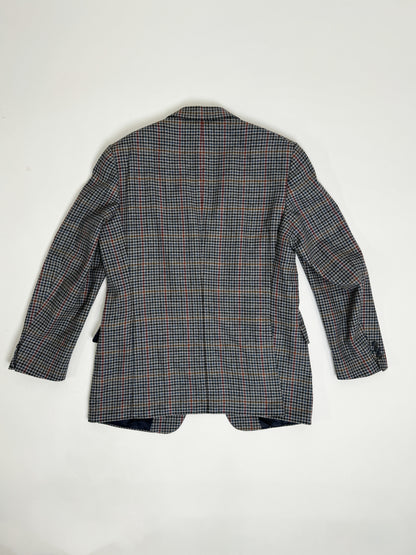 Burberry Houndstooth Wool Blazer