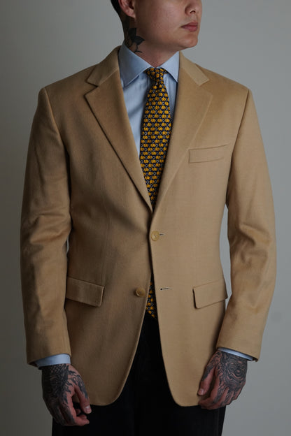 Hugo Boss Beige Cashmere Wool Blazer