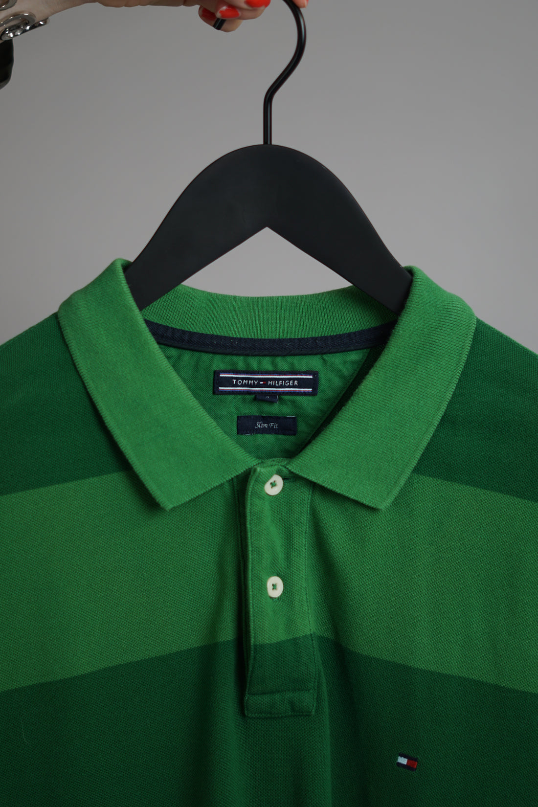 Tommy Hilfiger Green Slim Fit Polo Shirt