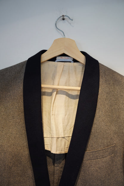 Gant Grey Vintage Rugger Gold Button Limited Edition Smoking Jacket