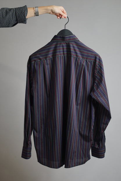 Eton Black Striped Shirt