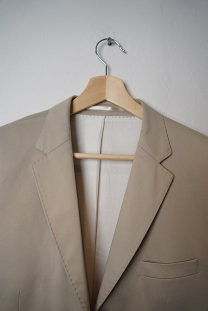 Beigefarbener Baumwollblazer von Bertoni