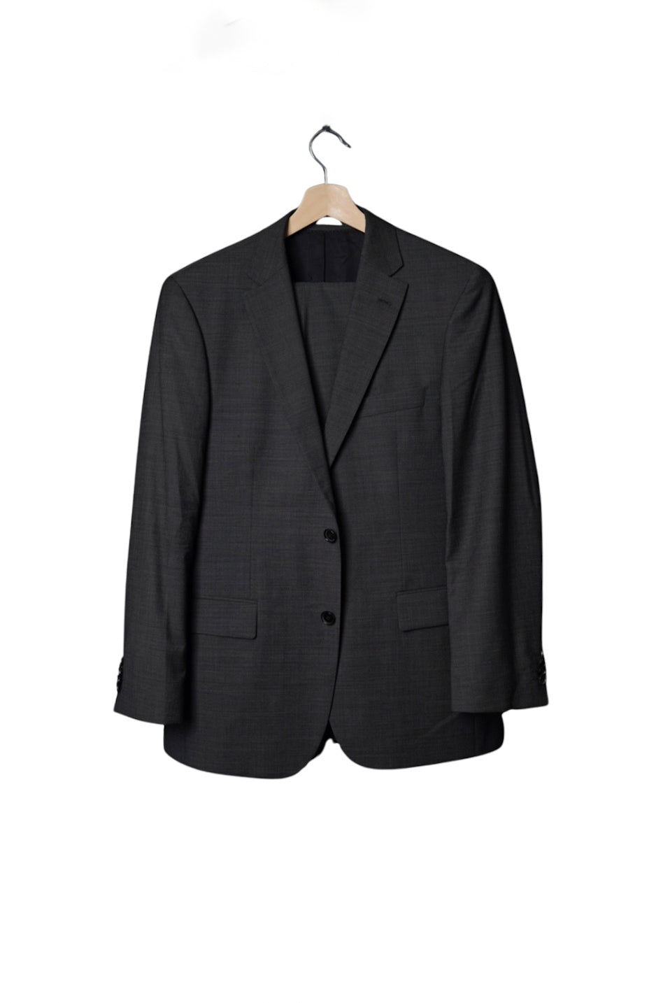 Hugo Boss Grey Super 120 Virgin Wool Suit