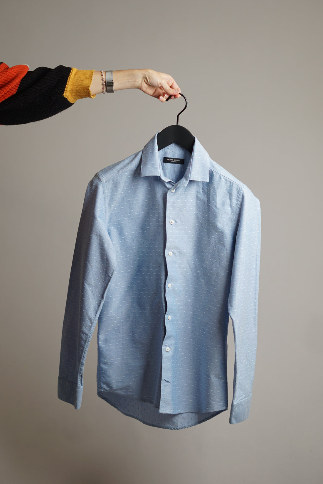 Bruuns Bazaar Lightblue Dotted Shirt