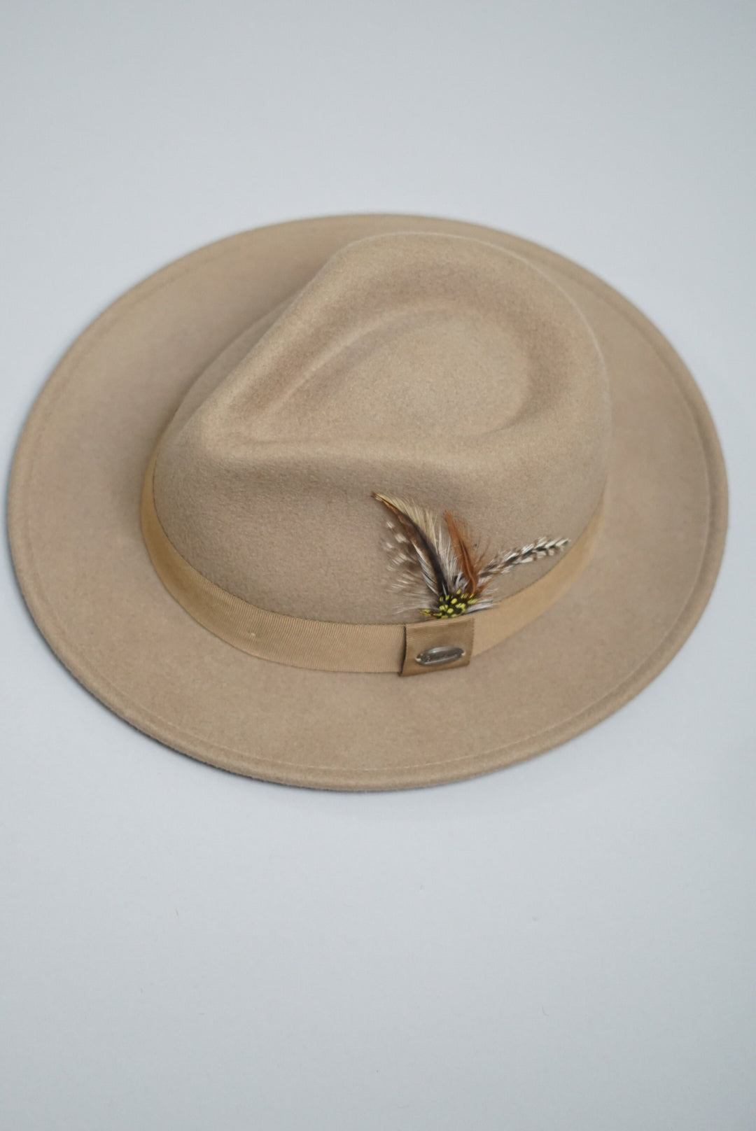 Headzone Wool Cremebrown Fedora Hat