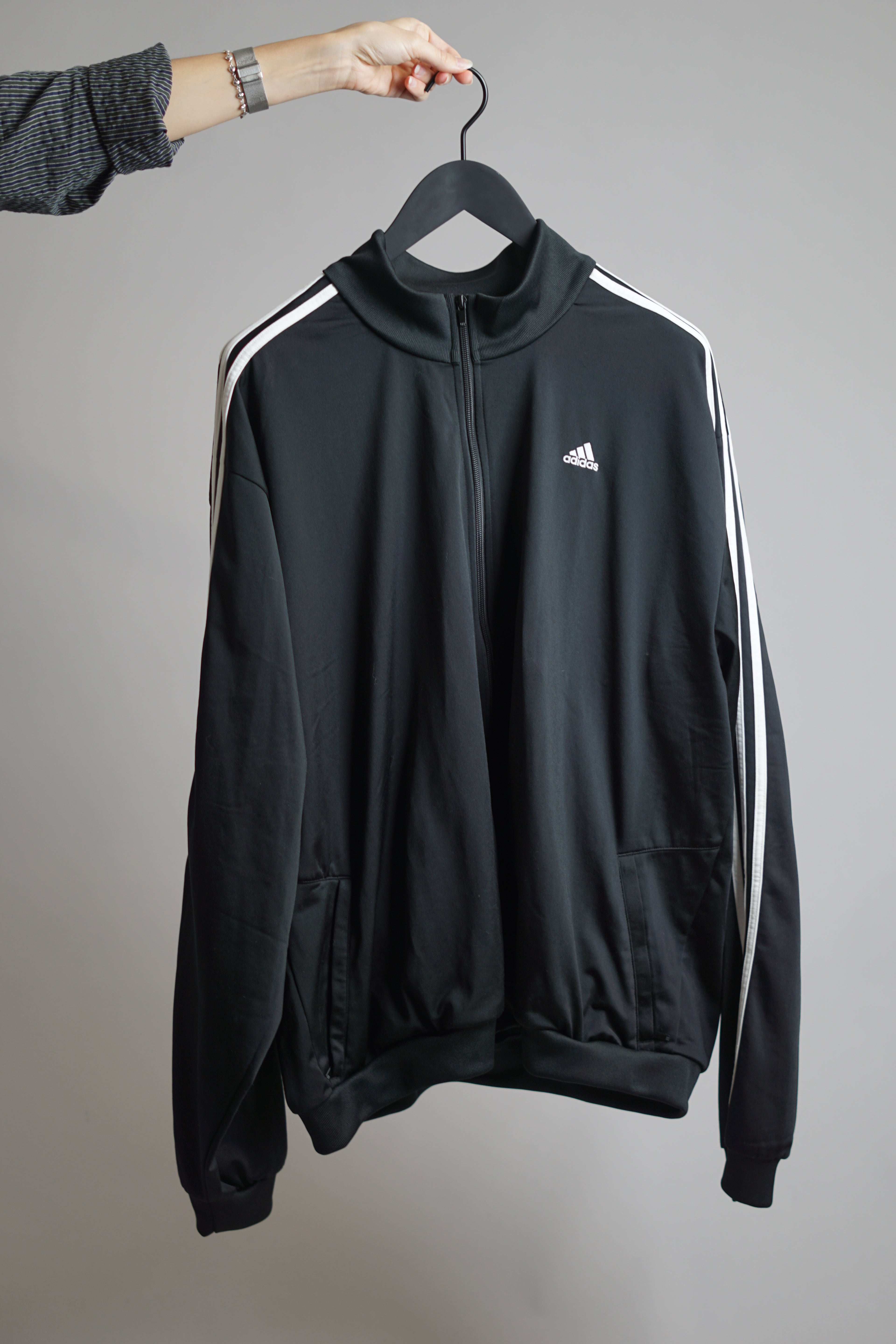 Adidas Black Zip-up Sweatshirt