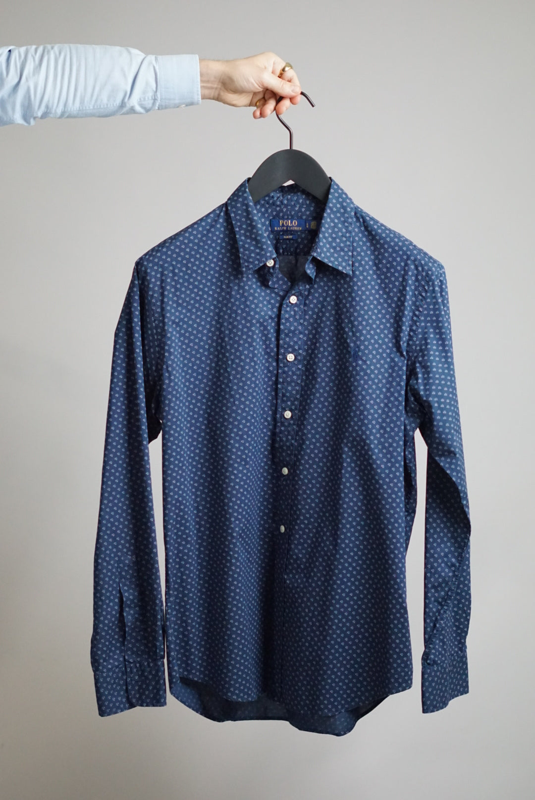 Ralph Lauren Dark Blue Printed Shirt