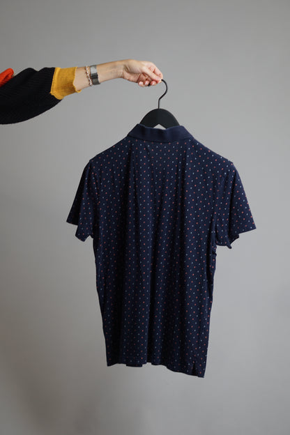 Gant Navy Dotted Polo Shirt