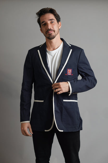 Tommy Hilfiger Navy Ivy League Cotton Blazer