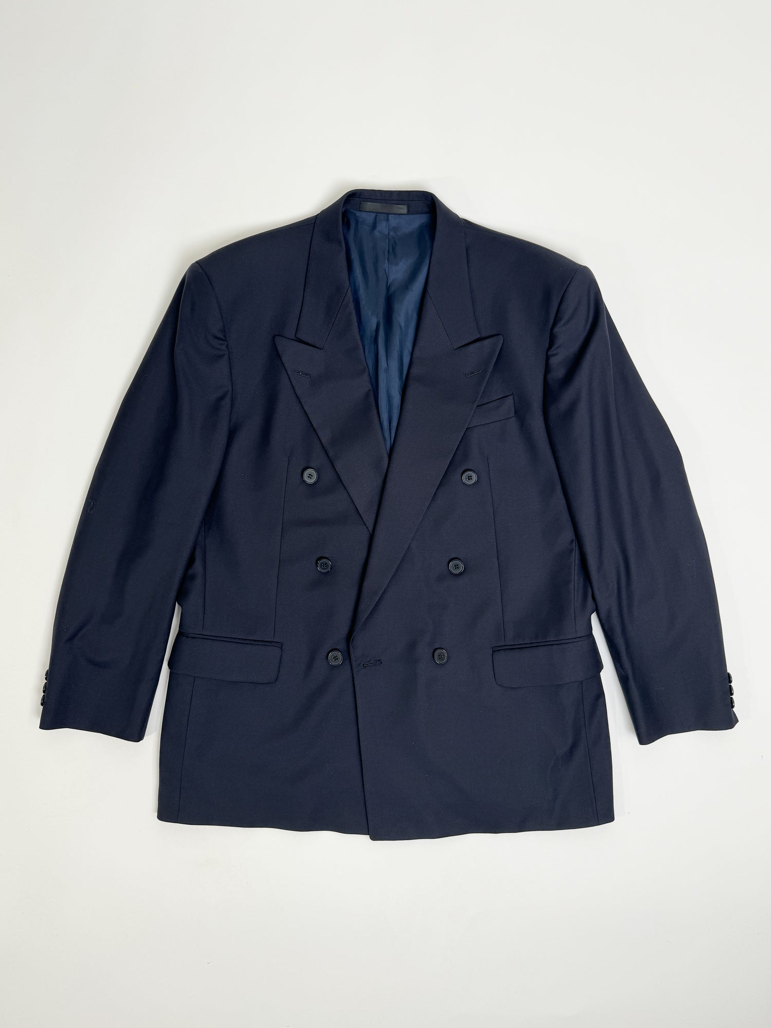 Tiger of Sweden Navy Double-Breasted Blazer