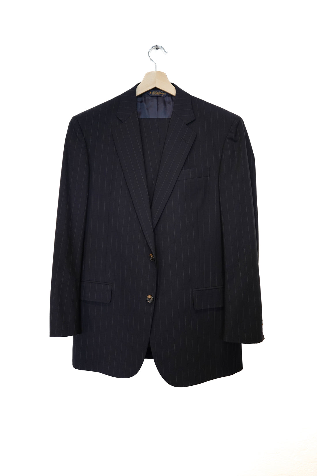 Brooks Brothers Navy Madison Pinstriped Suit