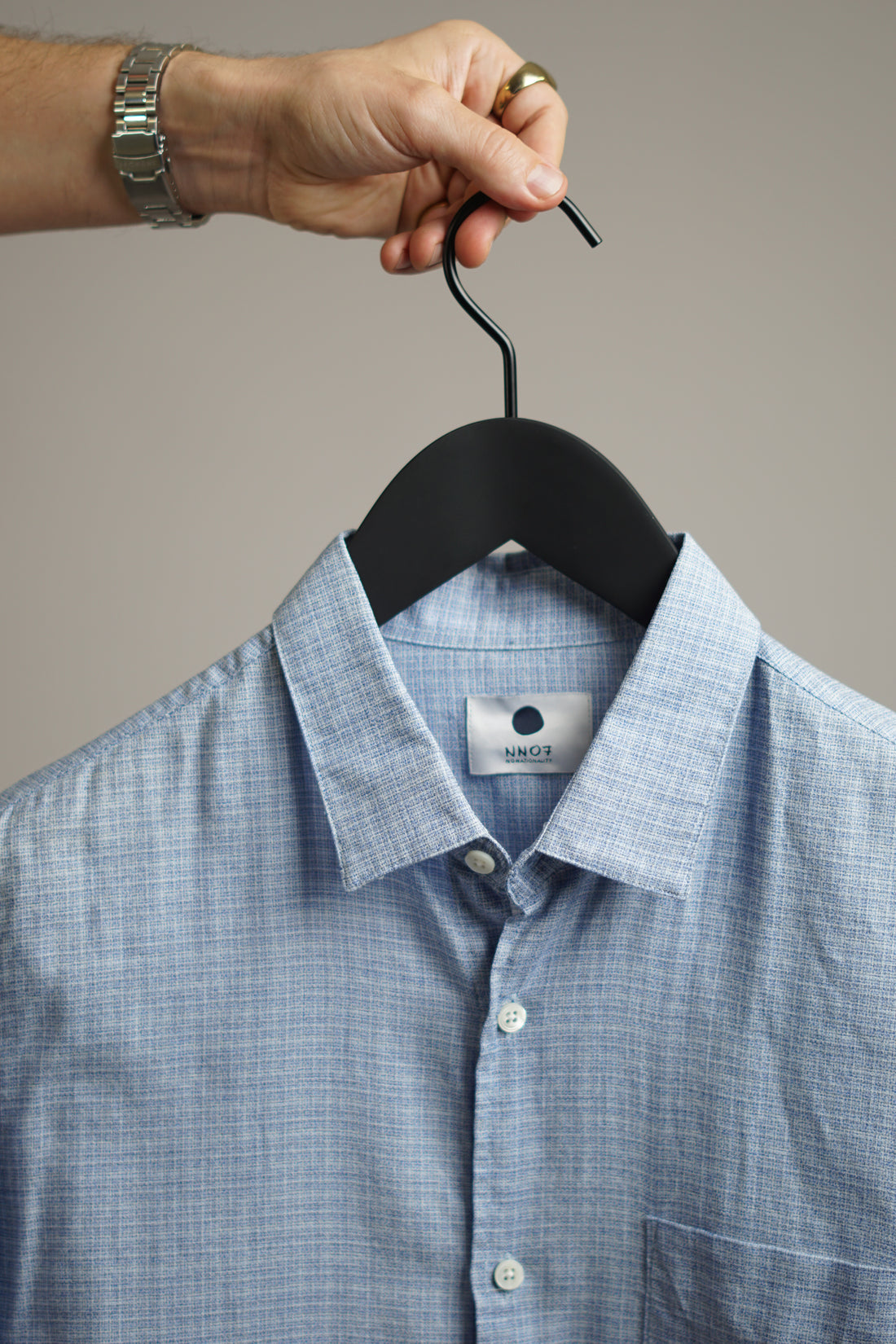 NN07 Lightblue Slim Fit Shirt