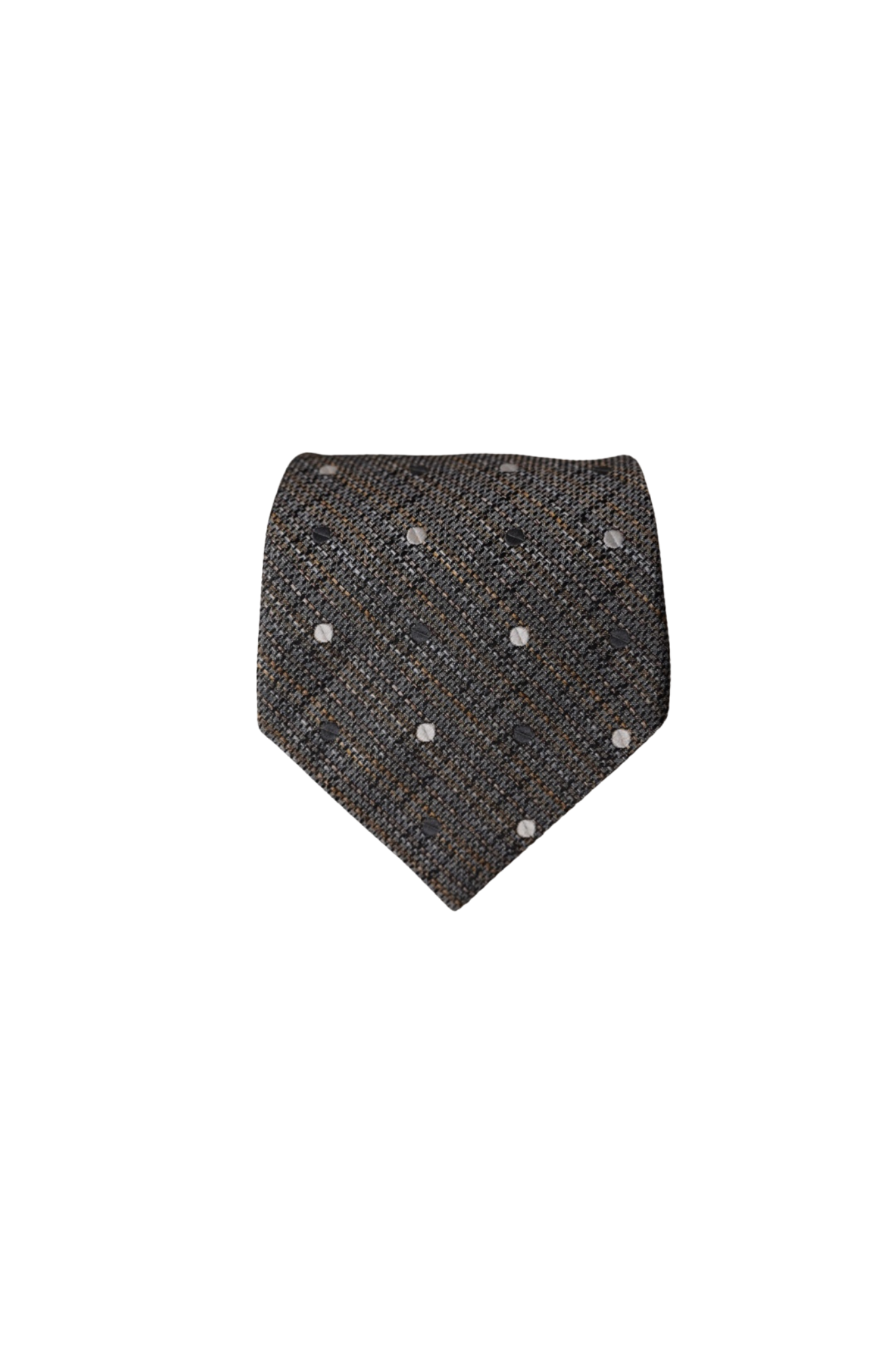 Hemley Grey Dotted Silk Tie