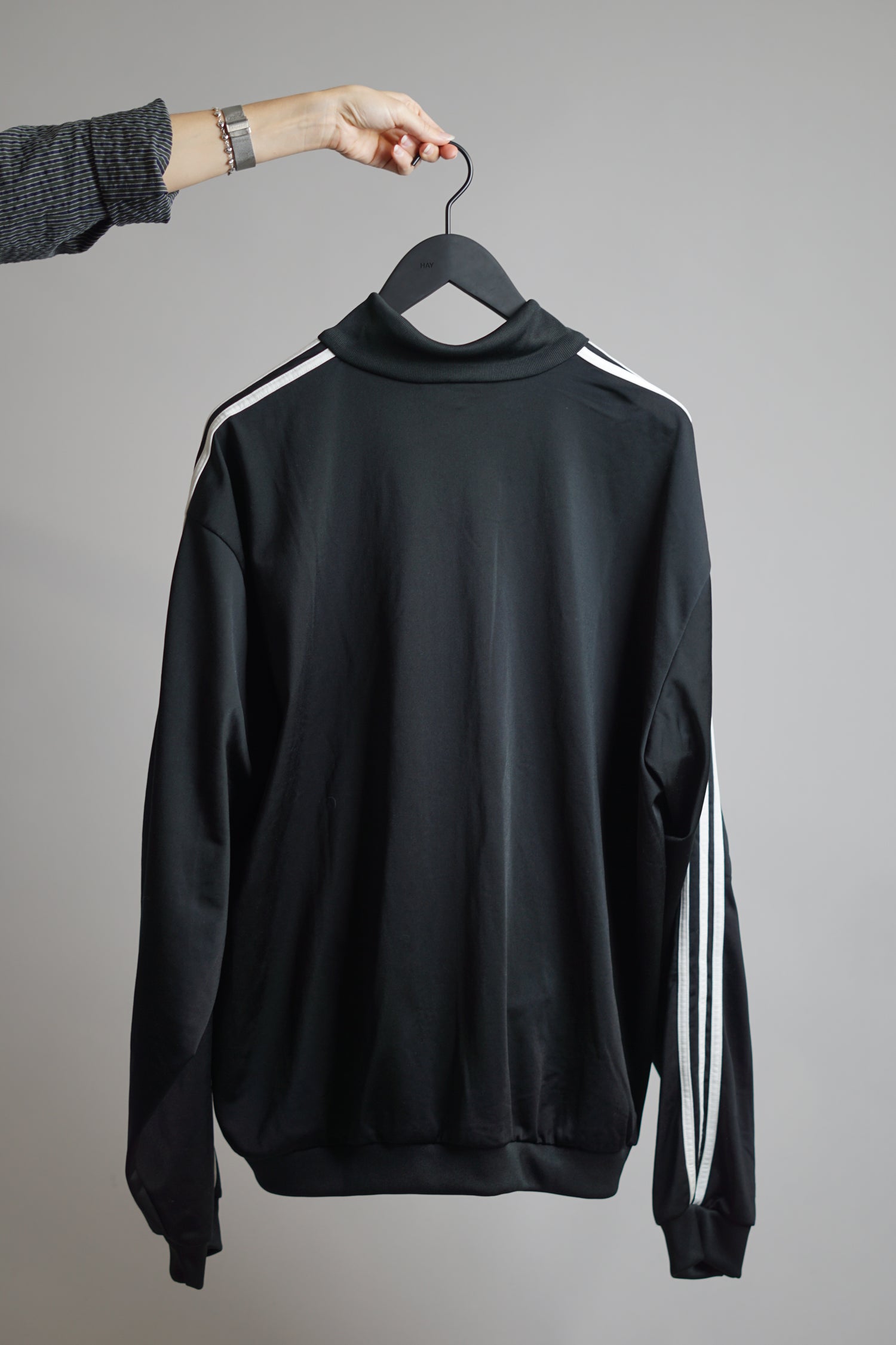 Adidas Black Zip-up Sweatshirt