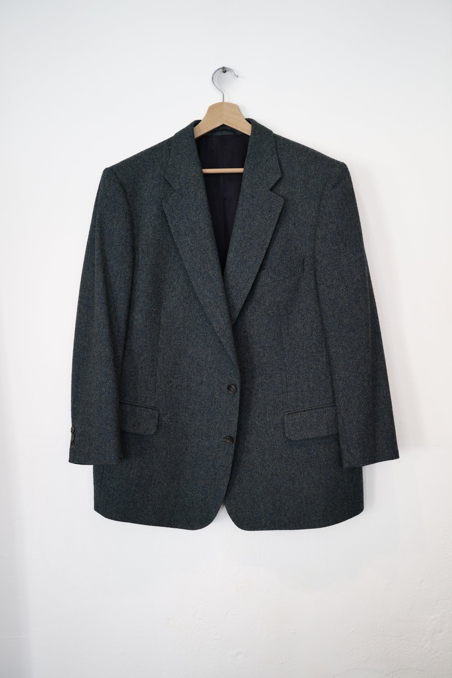 Burberry Green Virgin Wool Blazer