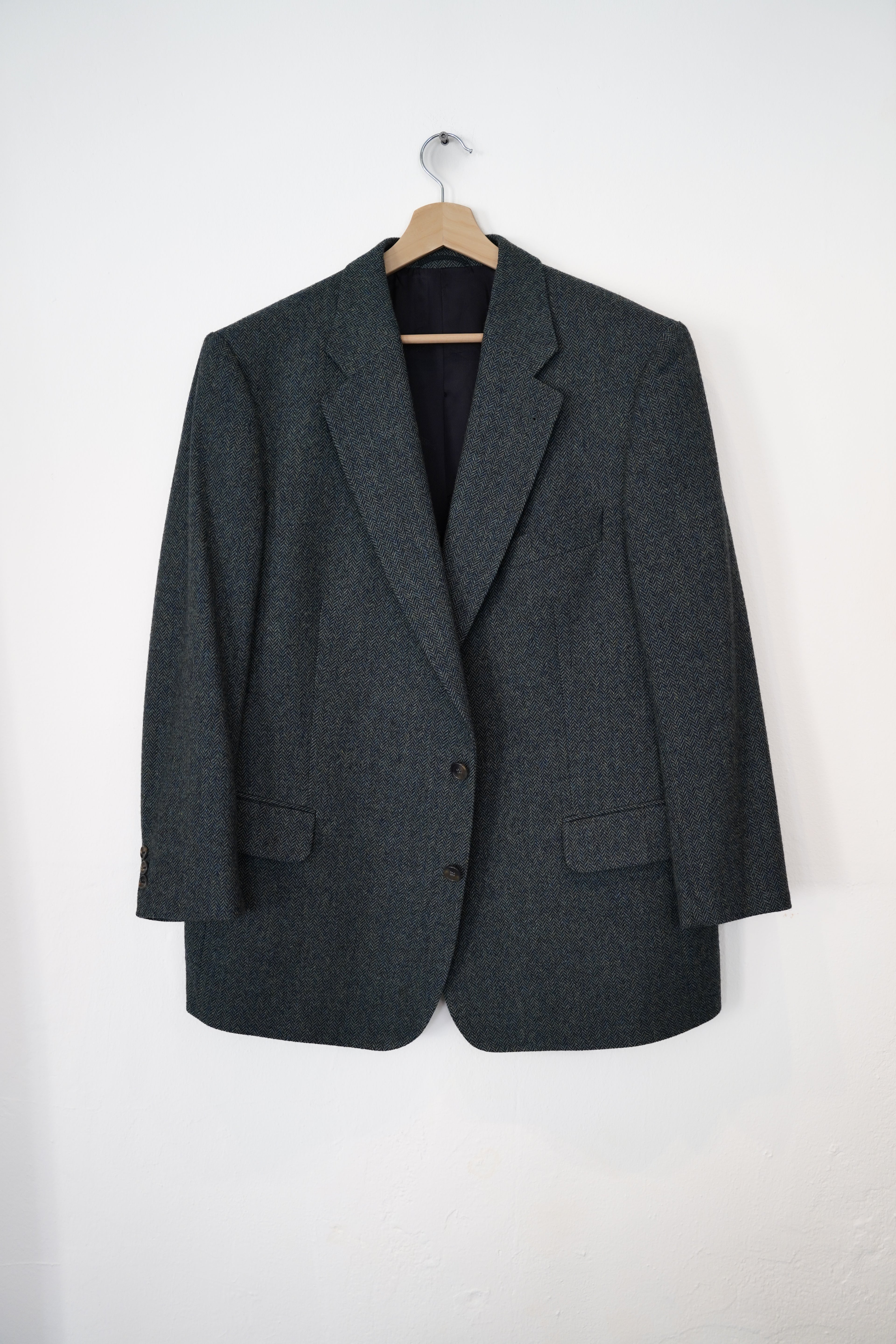 Burberry Green Virgin Wool Blazer