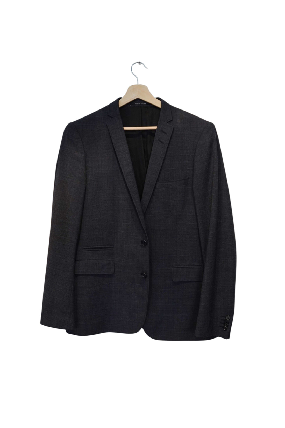 Tiger of Sweden Darkgrey Checkered Wool Blazer