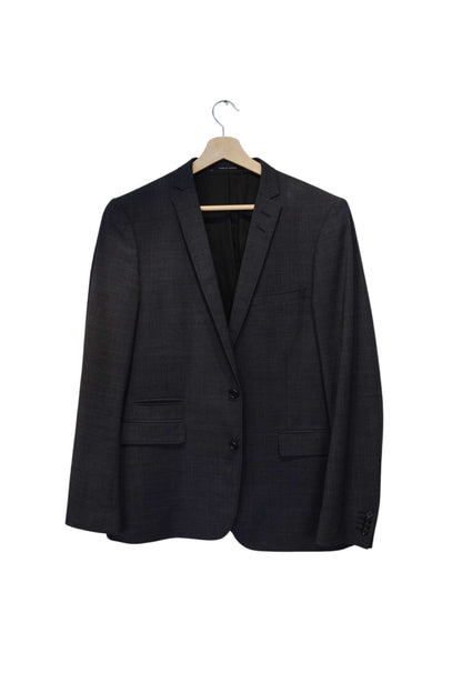 Tiger of Sweden Darkgrey Checkered Wool Blazer