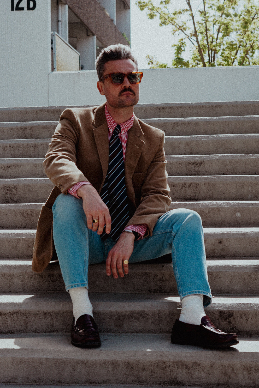 Vintage Light Brown Corduroy Blazer