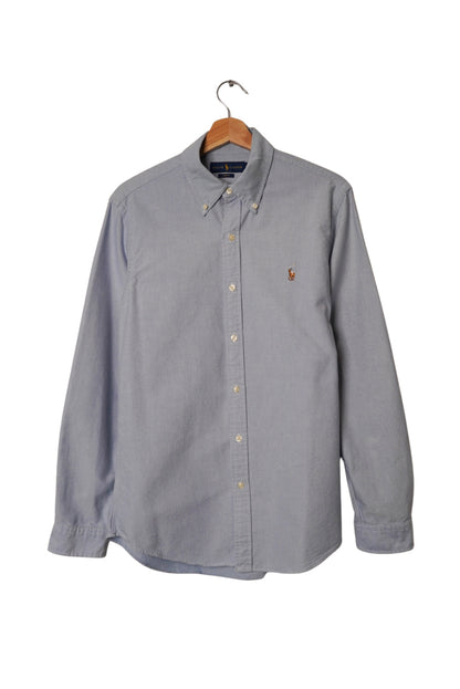 Ralph Lauren Lightblue Slim Fit Cotton Oxford Button Down Shirt