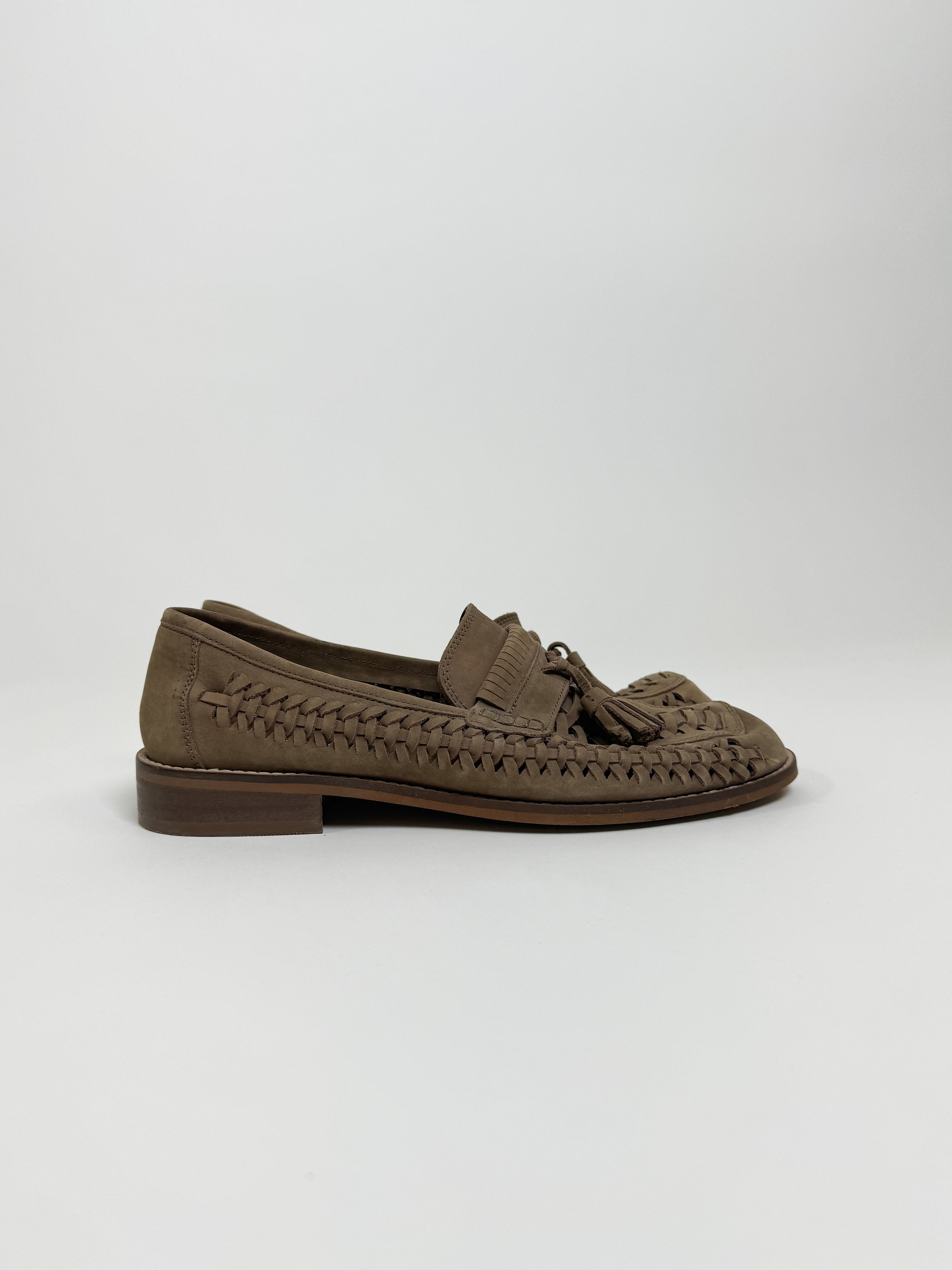 Dune London Broadhaven Woven Tassel Loafers