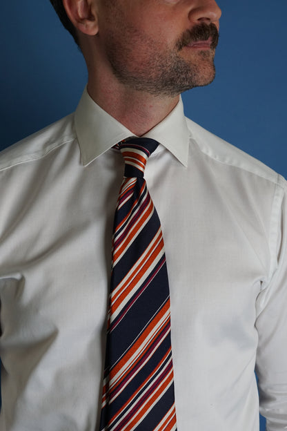 Guy Laroche Striped Silk Tie