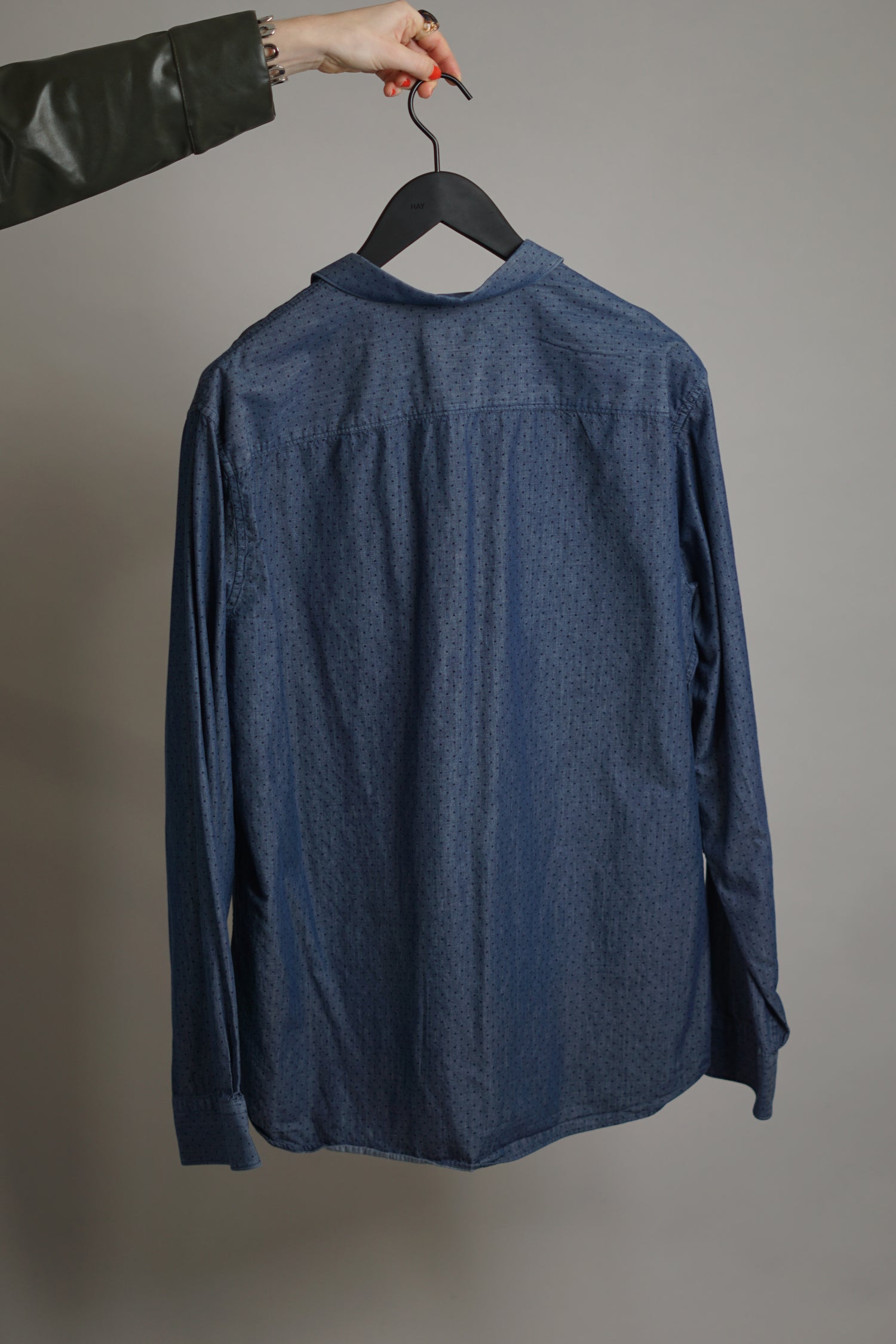 J.Lindeberg Blue Dotted Shirt