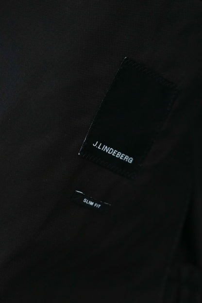 J. Lindeberg Black Gold Button Blazer