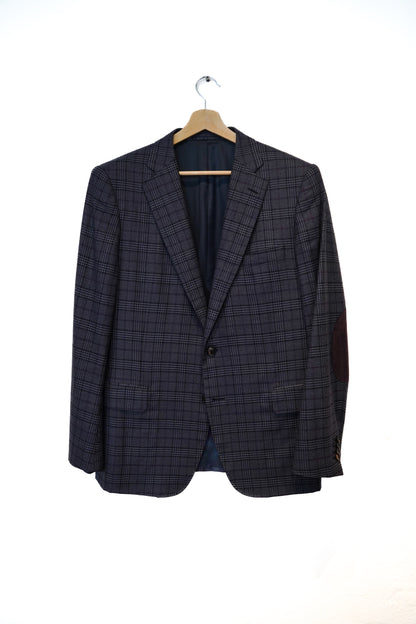 Pal Zileri Blue Checkered Blazer