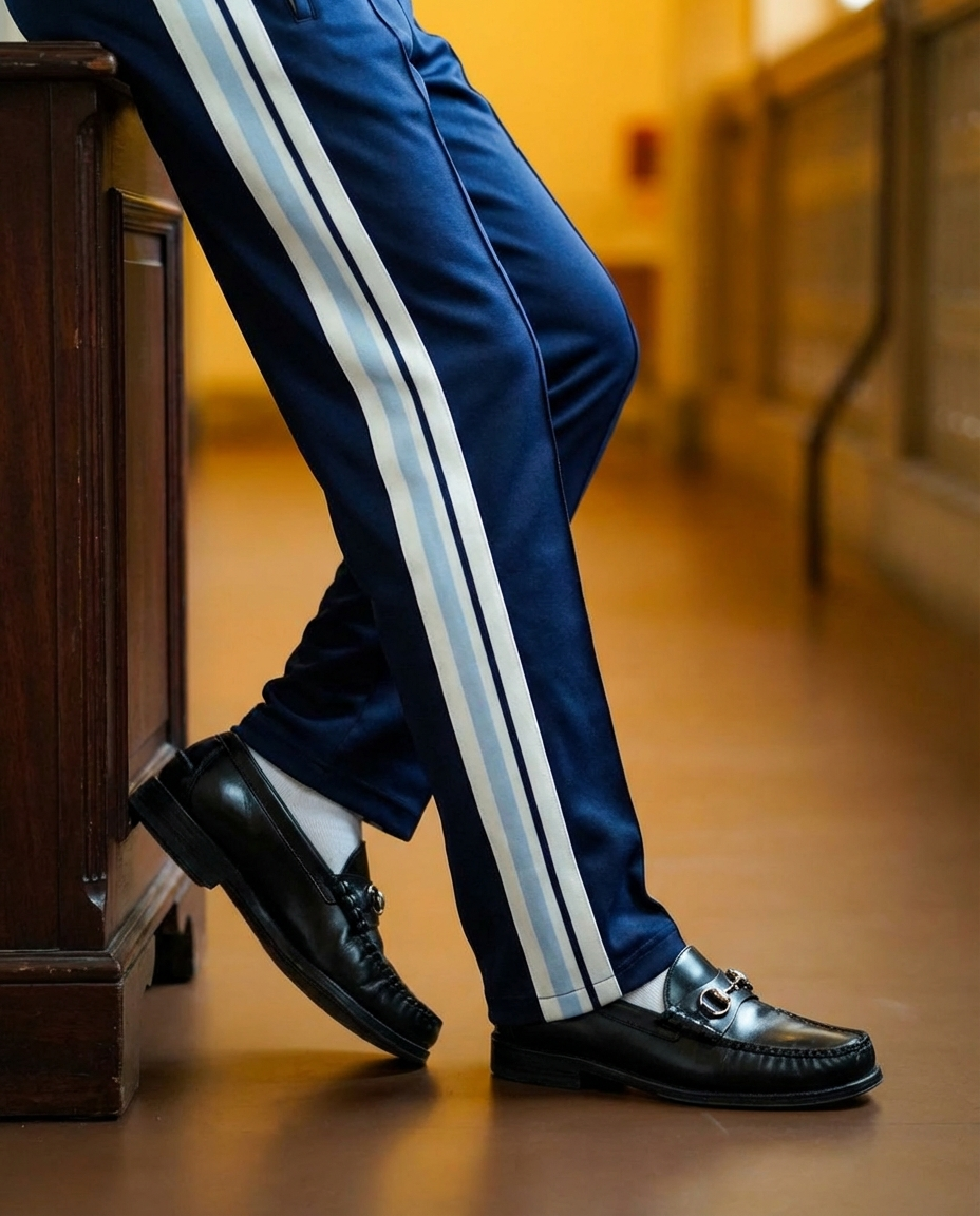 The Kooples Navy Track Suit Pants